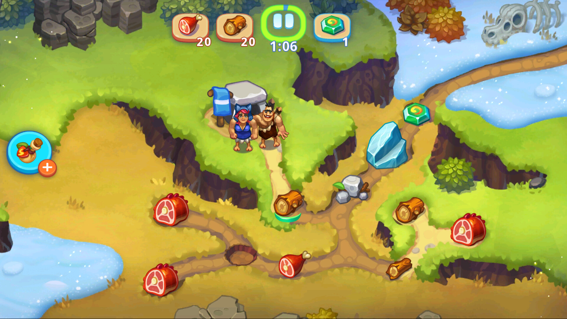 Tribe Dash - Stone Age Time Management screenshot 2