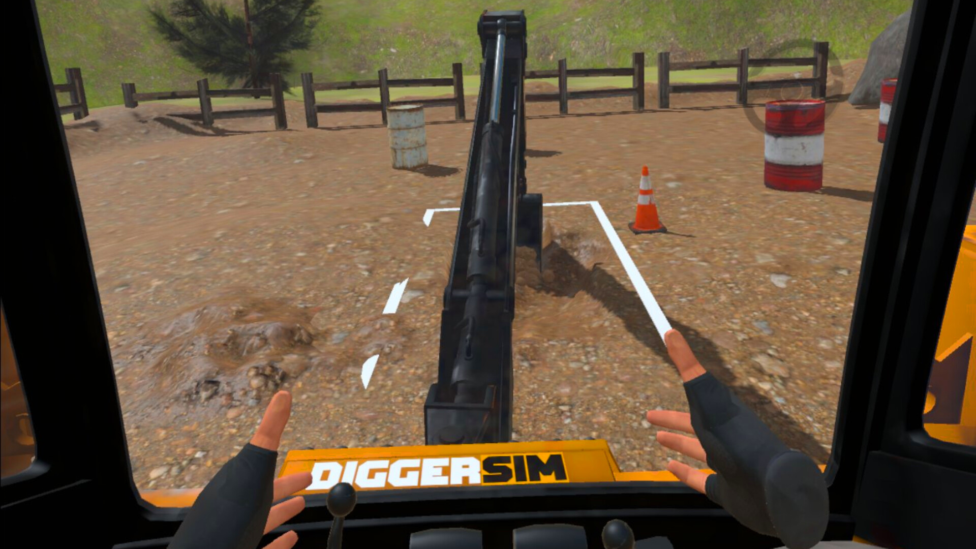 DiggerSim - Excavator & Heavy Equipment Simulator VR screenshot 1