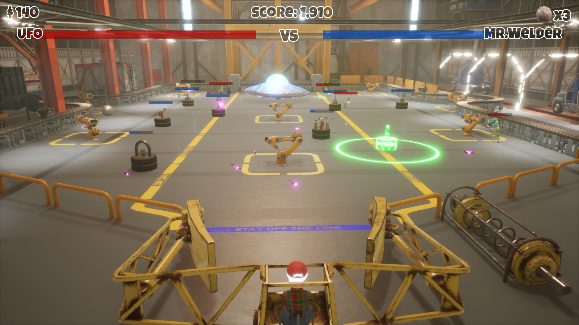 Mr.Welder's Pinball Defence screenshot 4