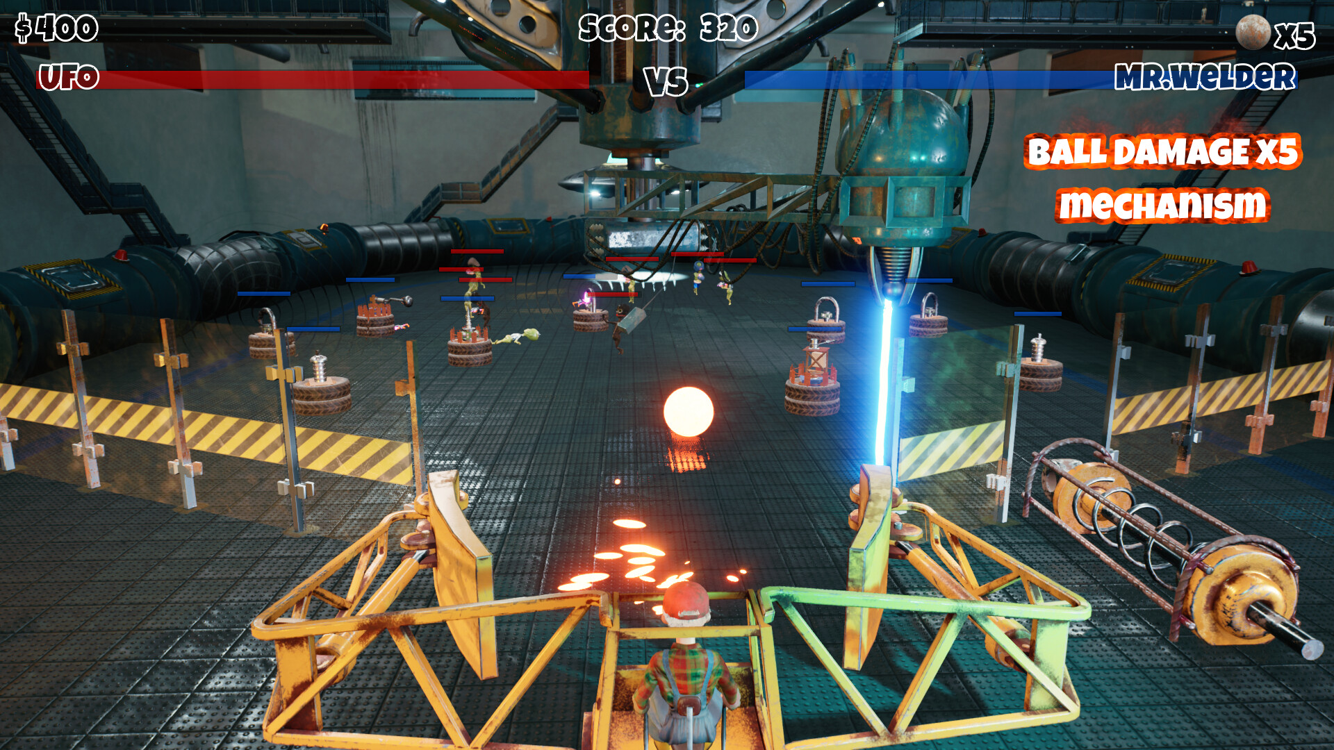 Mr.Welder's Pinball Defence screenshot 2
