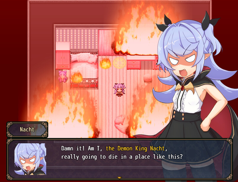 Nacht-sama is quitting being the demon king! screenshot 1
