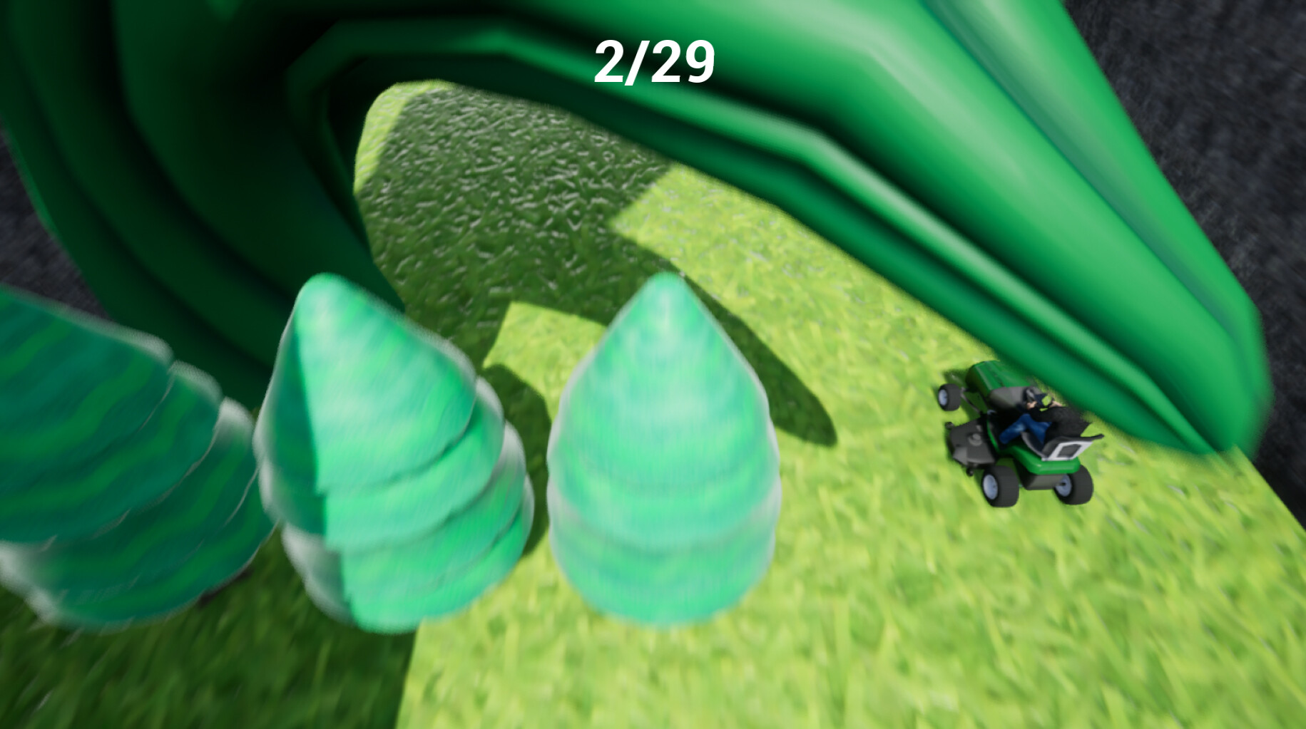 Lawnmower Game: Ufo Chase screenshot 8