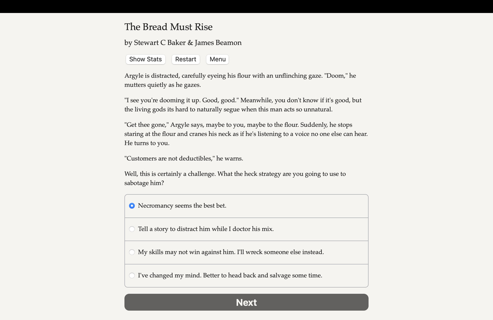 The Bread Must Rise screenshot 2