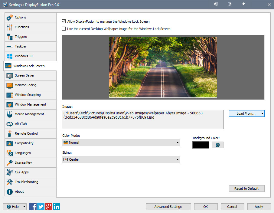DisplayFusion screenshot 14