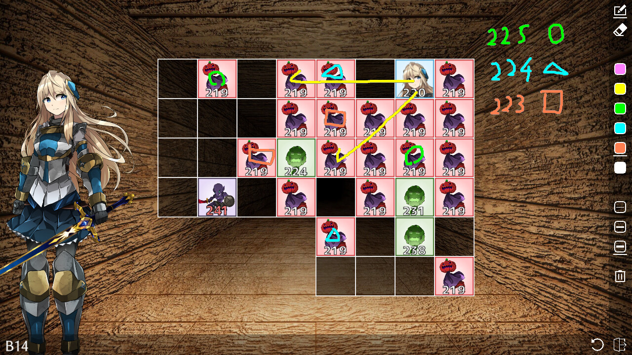 Dungeon in Grid Puzzles screenshot 3