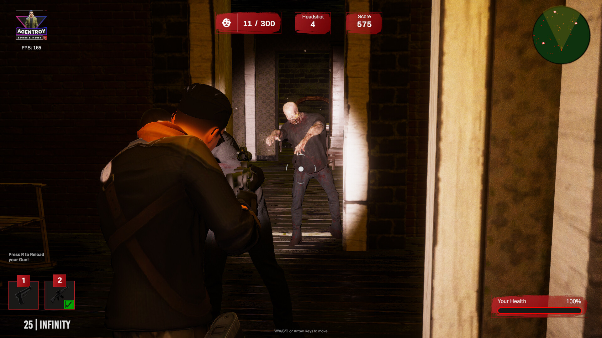 Agent Roy - Zombie Hunt screenshot 1