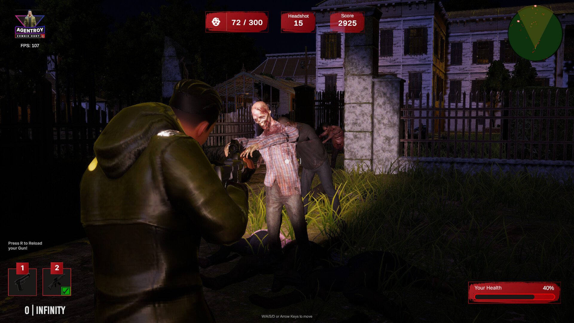 Agent Roy - Zombie Hunt screenshot 5