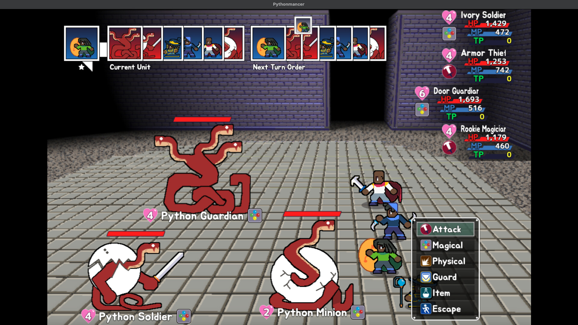 Pythonmancer screenshot 1