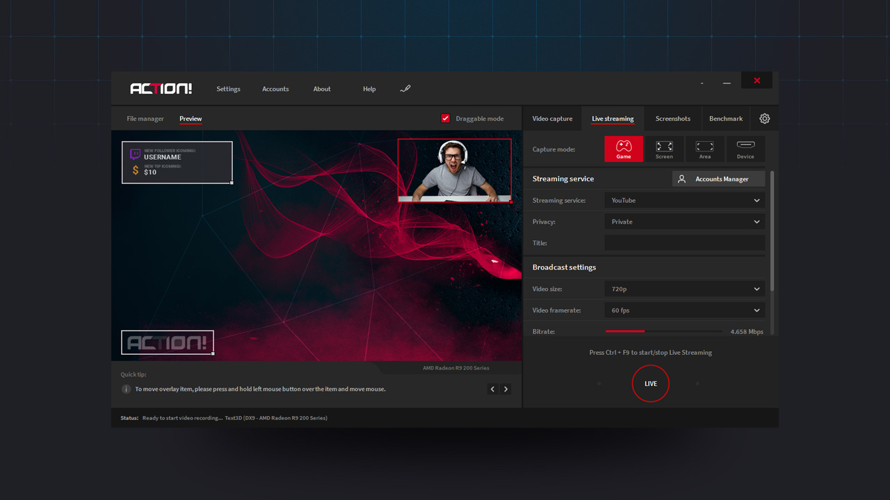 Action! - Gameplay Recording and Streaming screenshot 4