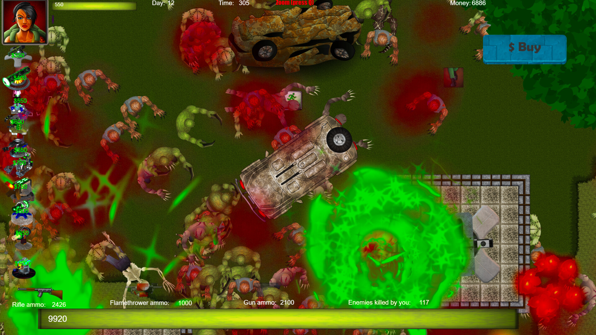 Zombie Apocalypse - The Last Fortress screenshot 1