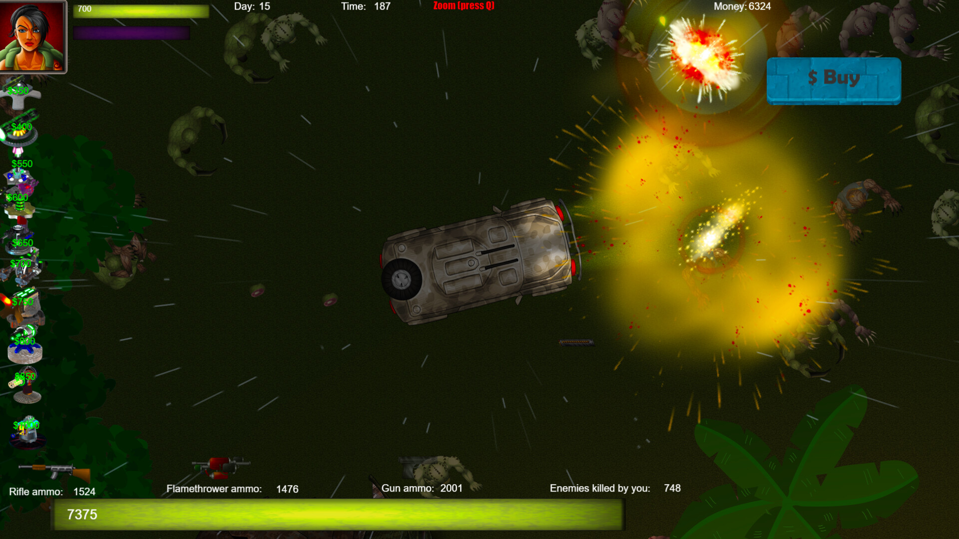 Zombie Apocalypse - The Last Fortress screenshot 2