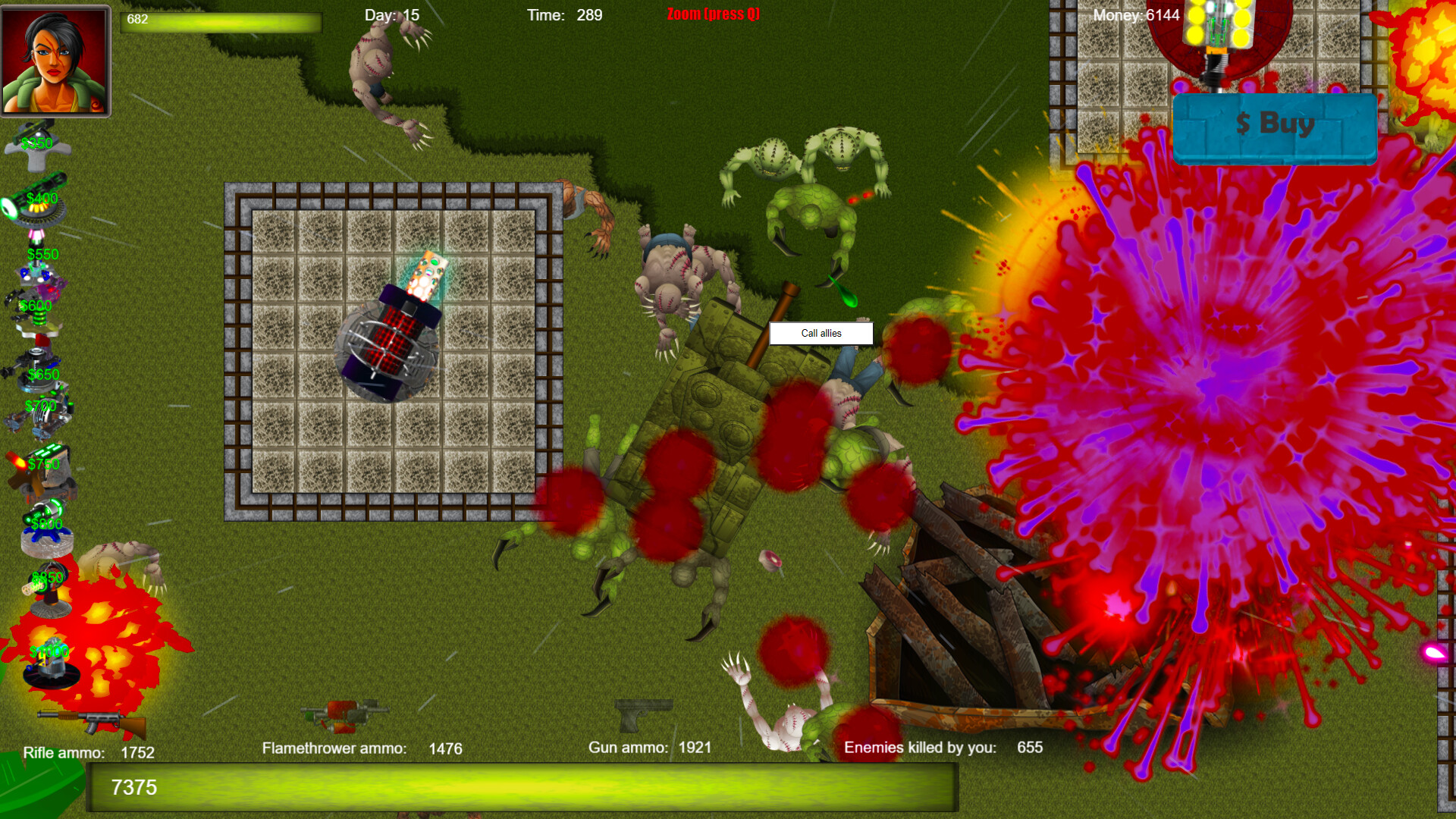 Zombie Apocalypse - The Last Fortress screenshot 5