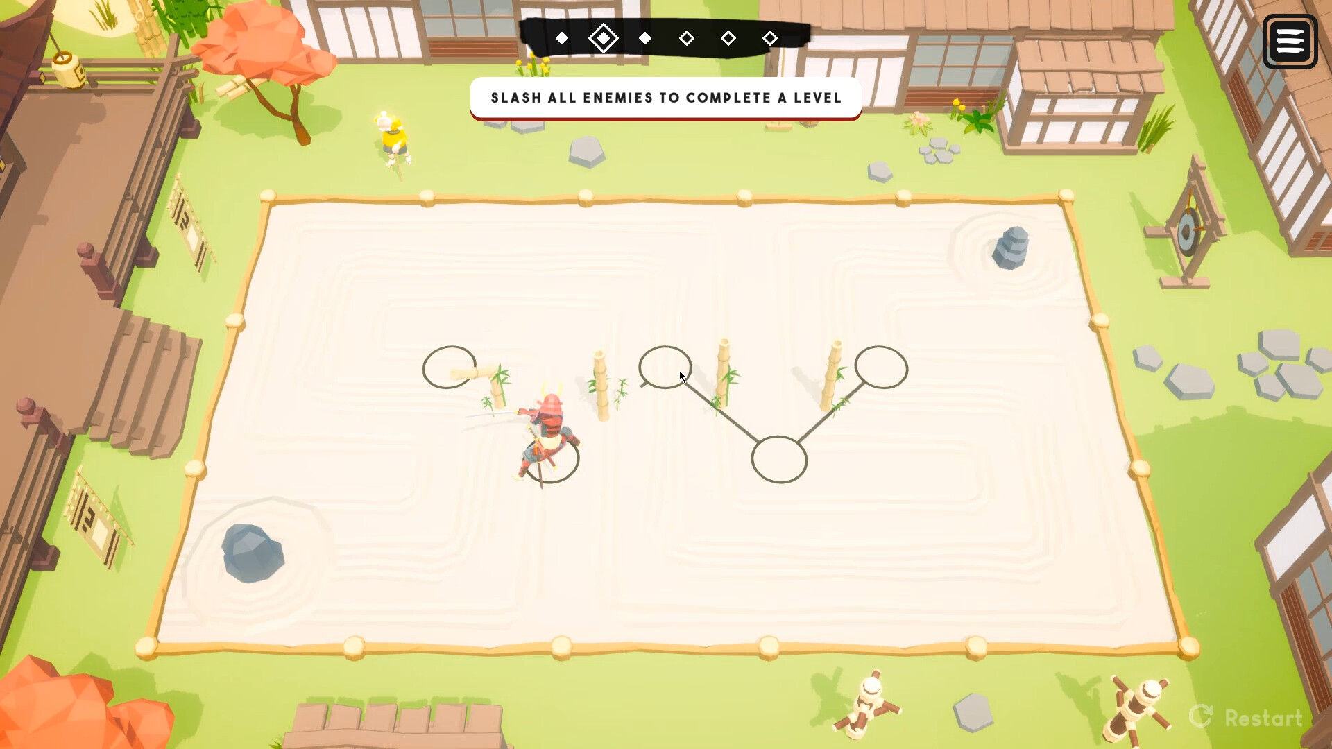 Paths of Fight: Samurai screenshot 1