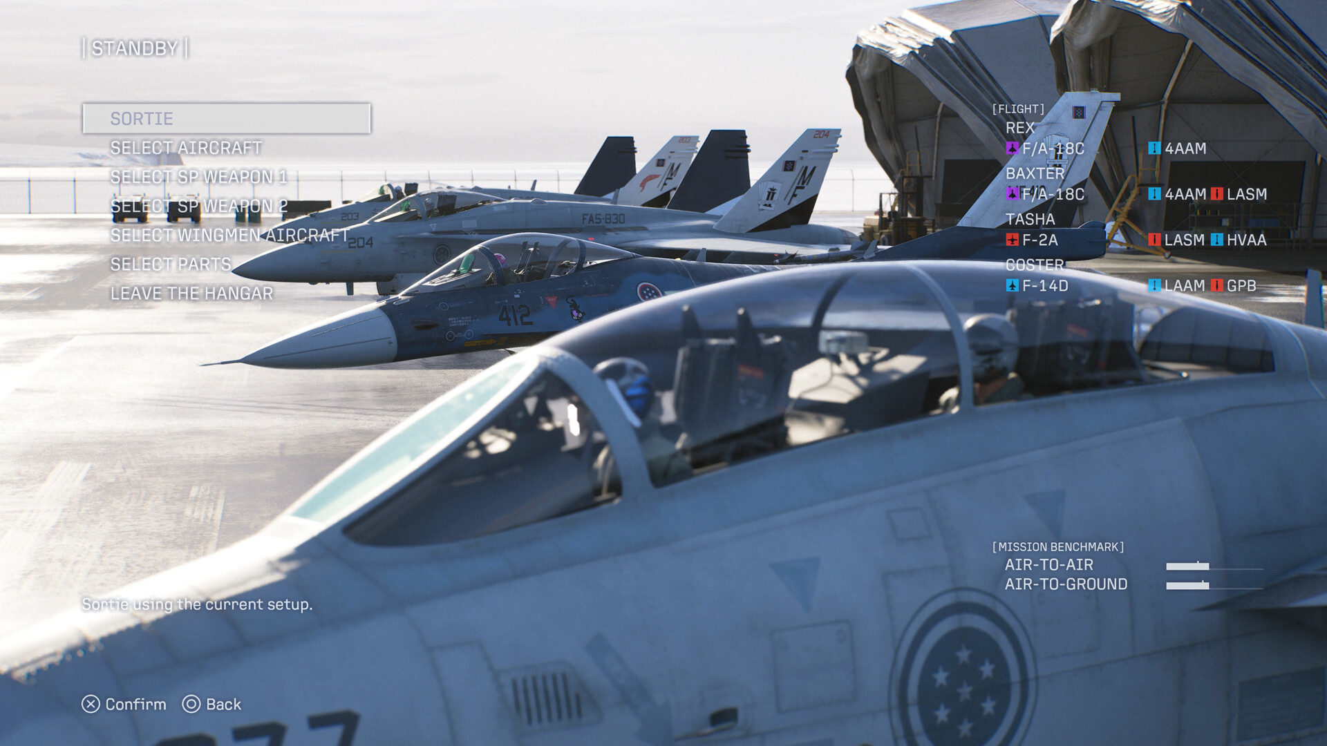 ACE COMBAT 8: WINGS OF THEVE screenshot 1