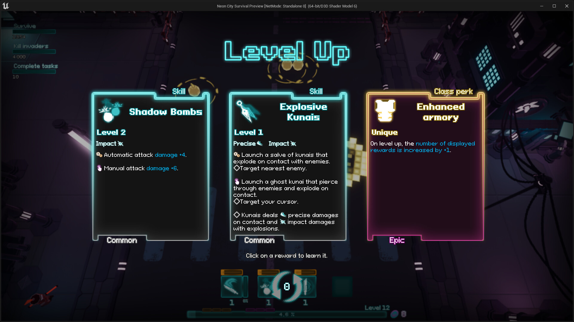 Neon City Survivor screenshot 1