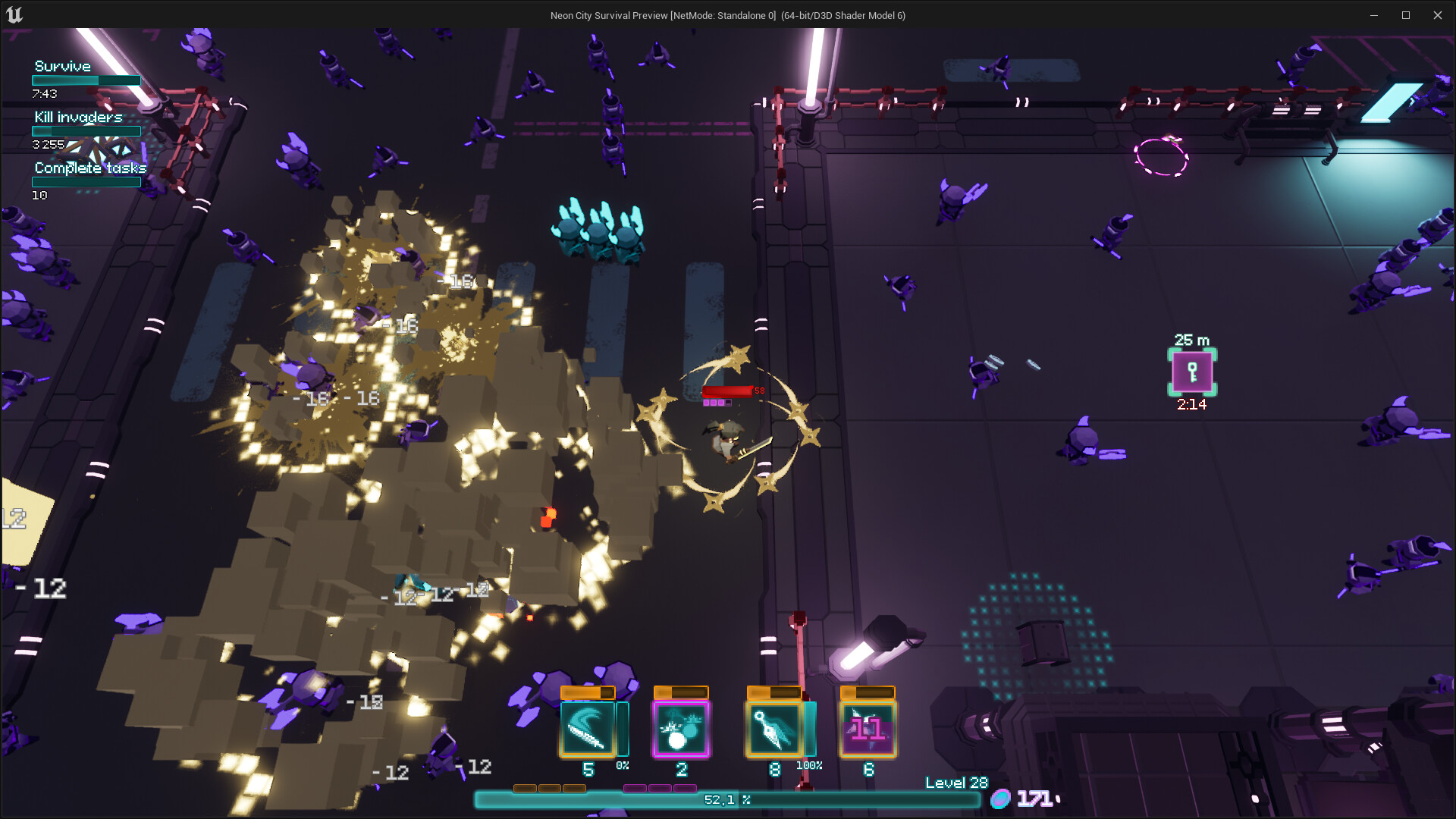 Neon City Survivor screenshot 6
