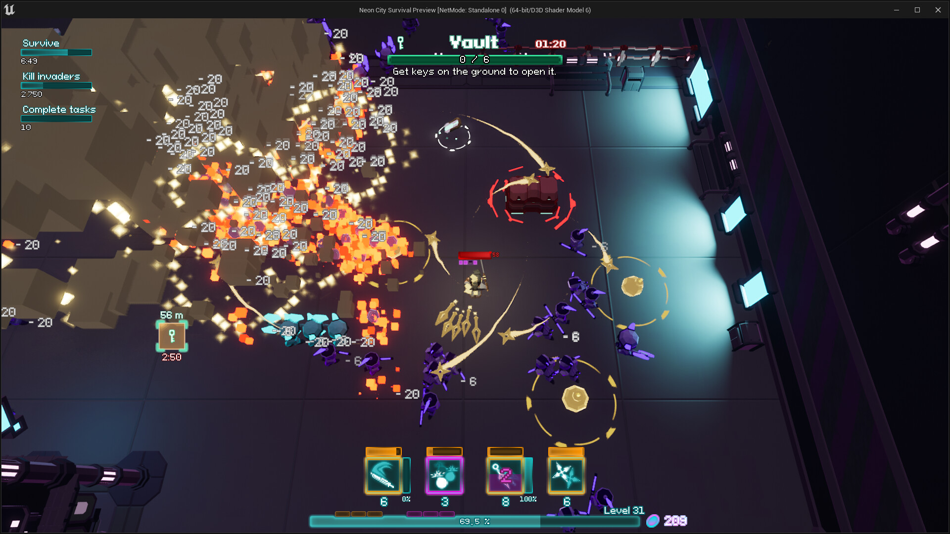 Neon City Survivor screenshot 8
