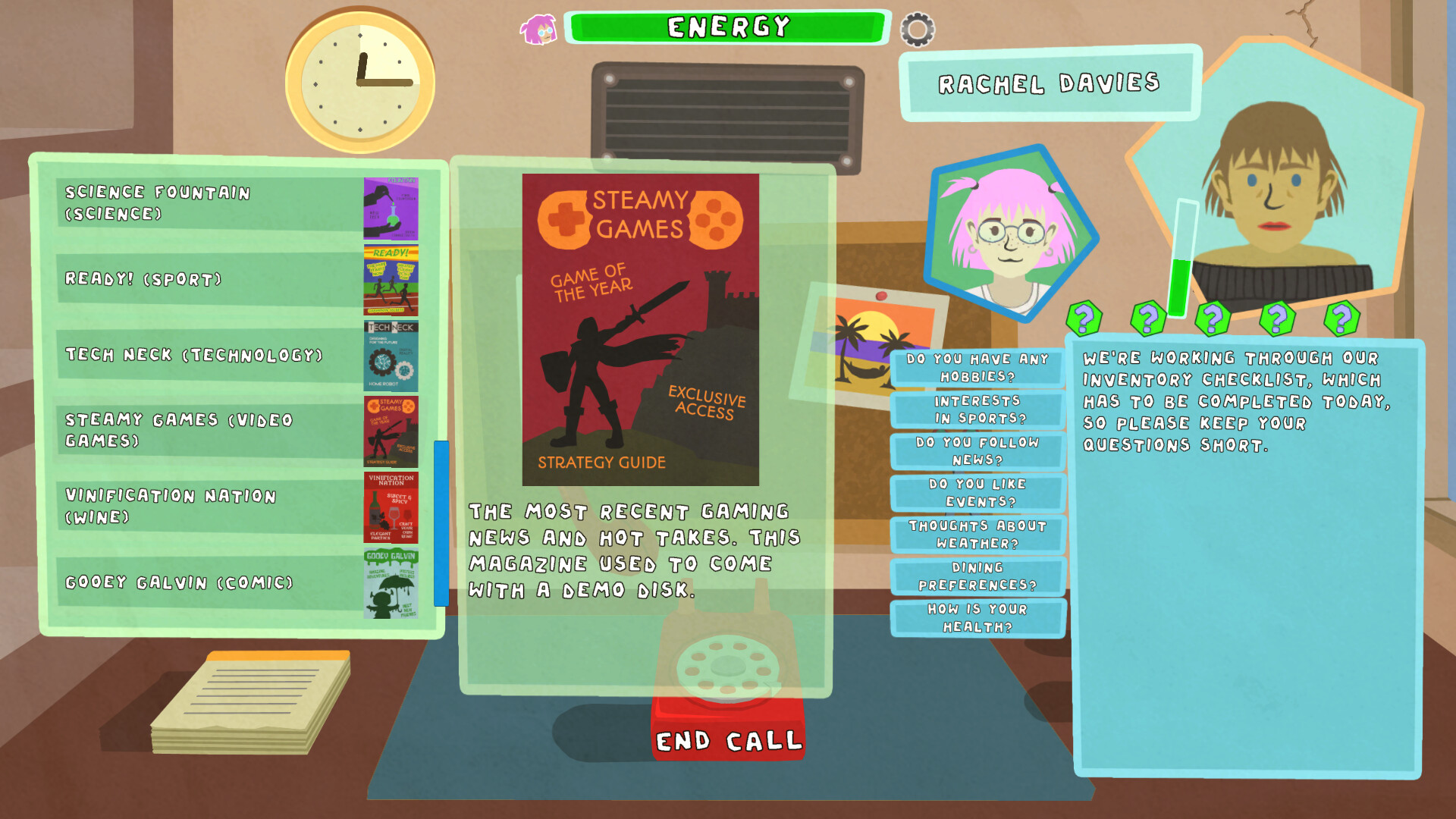 My Summer Jobs: Dialing for Dreams! screenshot 5