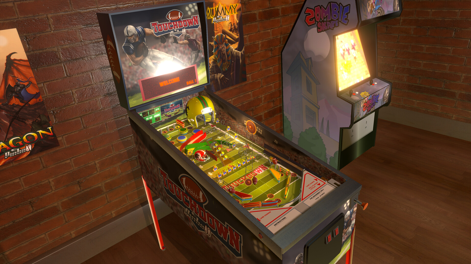 Touchdown Pinball screenshot 1