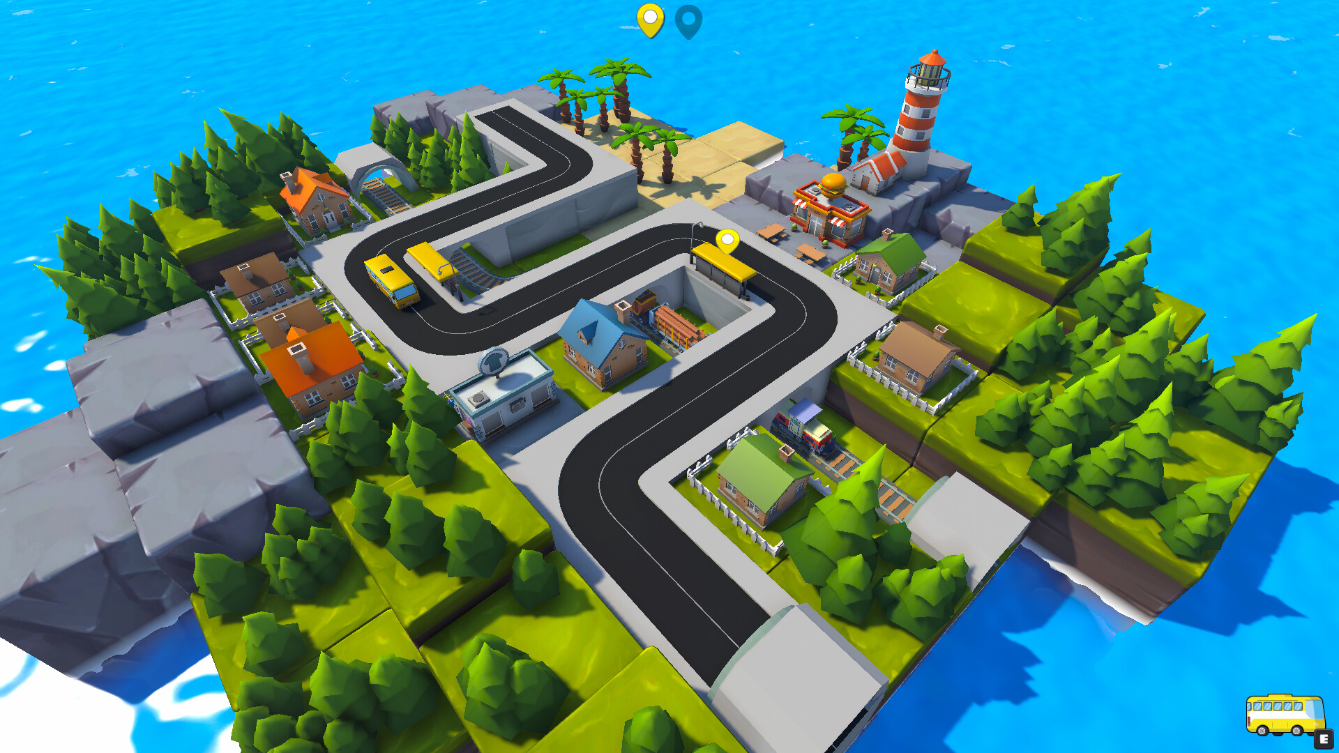Busway Islands - Puzzle screenshot 1