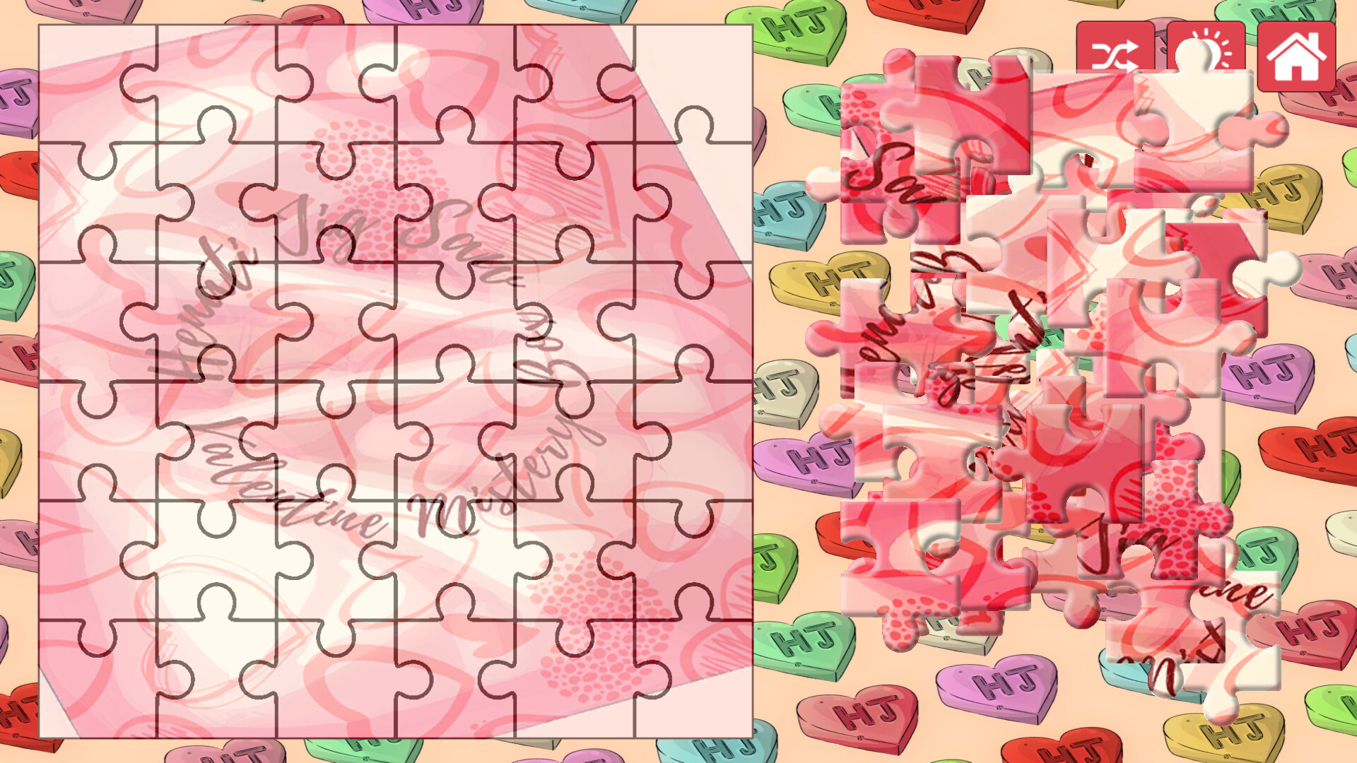 Hentai Jigsaw Puzzle Collection: Valentine’s Edition screenshot 4