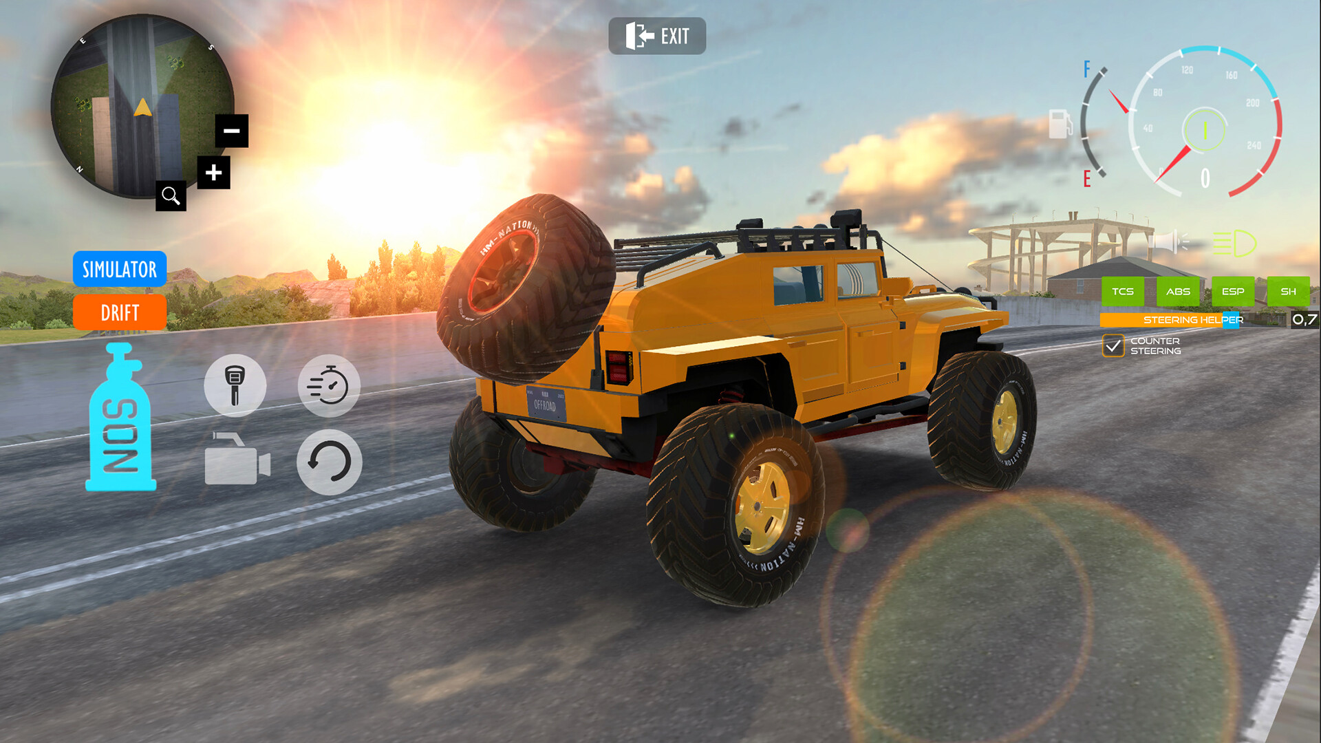 Offroad Jeep 4x4: Car Driving Simulator screenshot 3