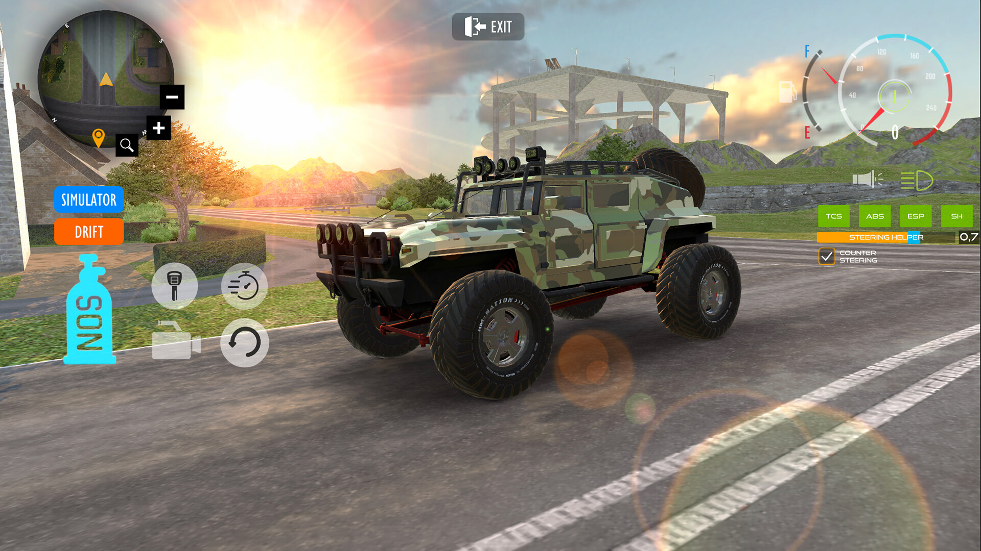 Offroad Jeep 4x4: Car Driving Simulator screenshot 2