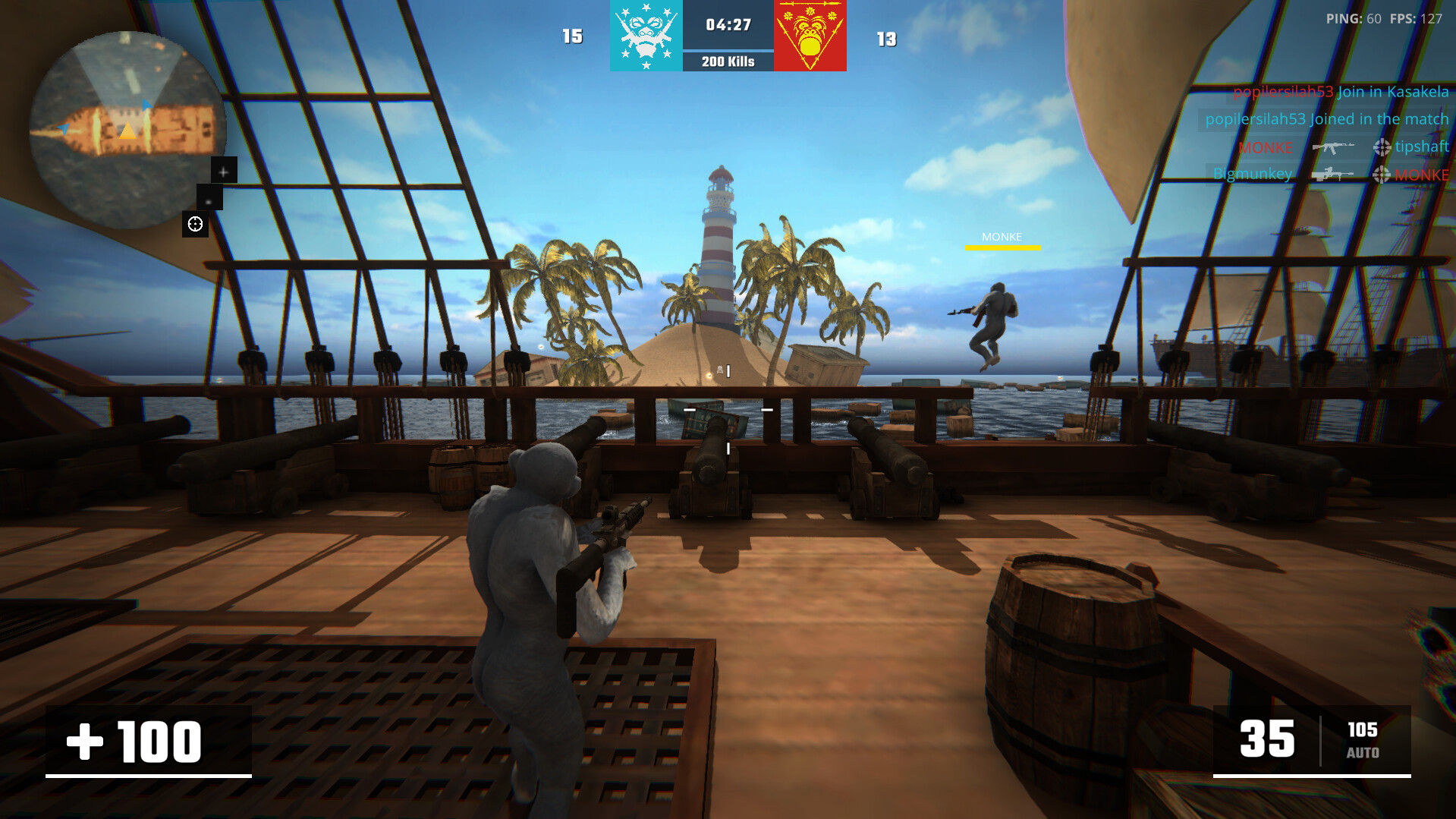 Apewar screenshot 1