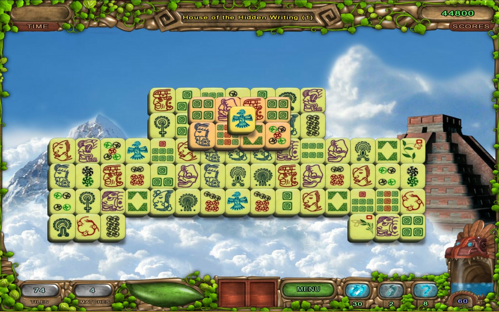 Mahjong - Legacy of the Toltecs screenshot 1