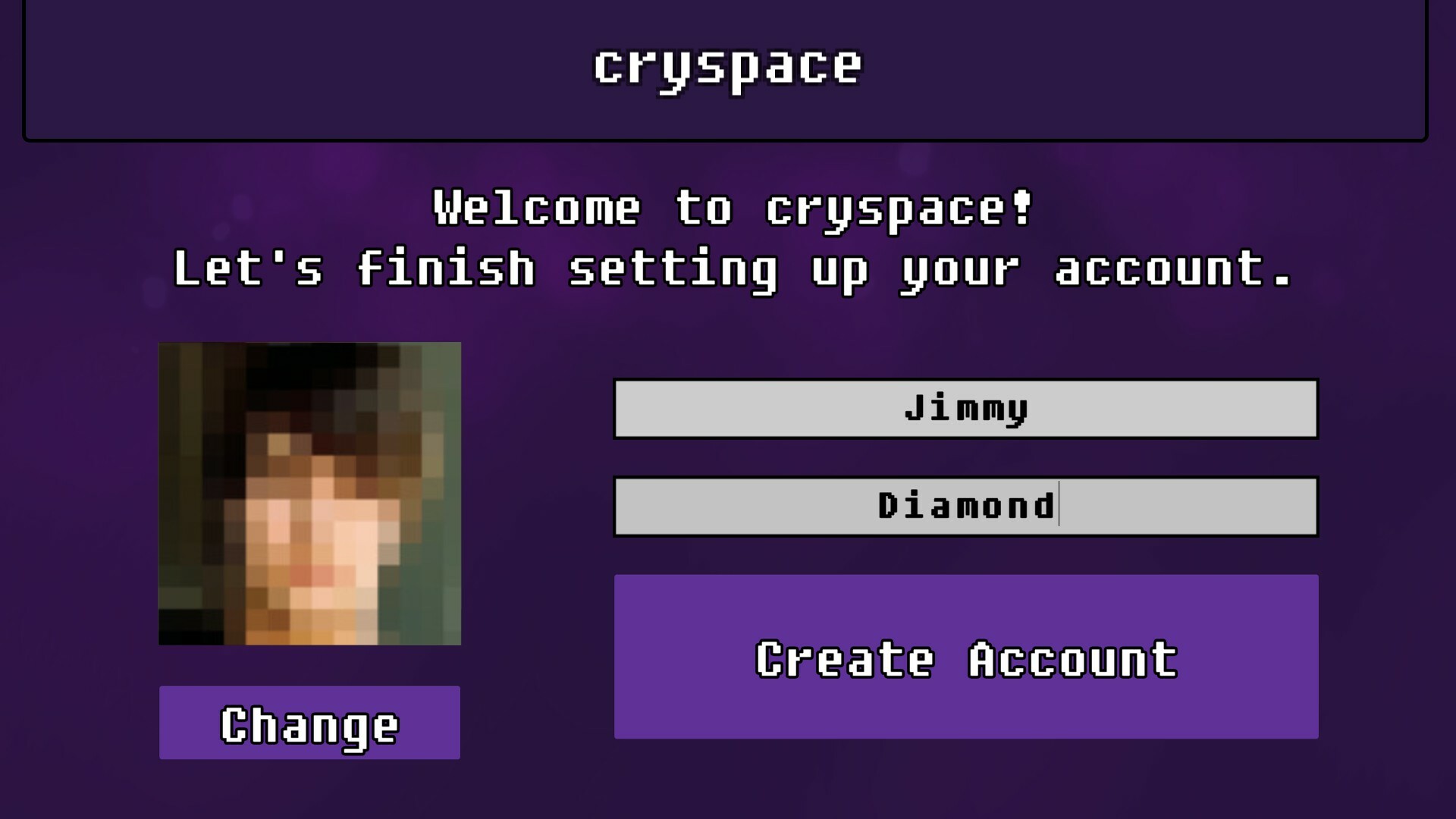 Cryspace screenshot 1