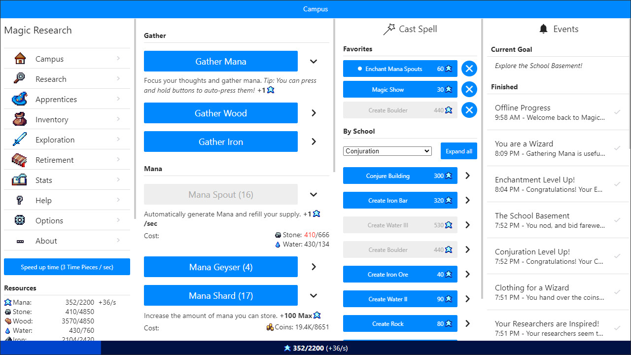 Magic Research screenshot 1
