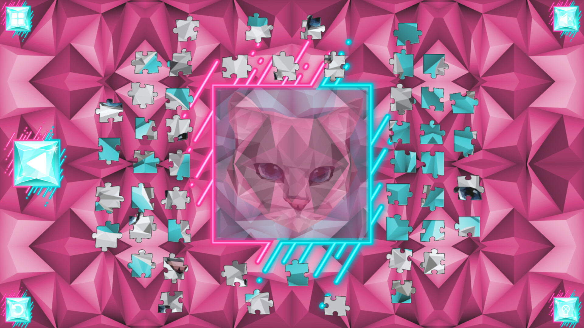 Poly Jigsaw: Cats screenshot 3