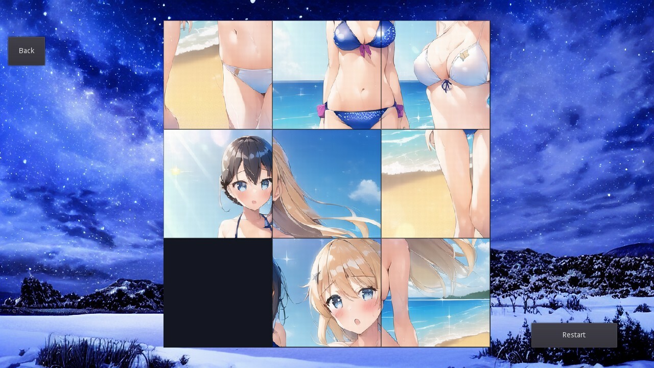 Slide Puzzle: Cute Moe Girls screenshot 6