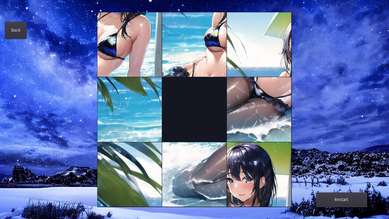 Slide Puzzle: Cute Moe Girls screenshot 4