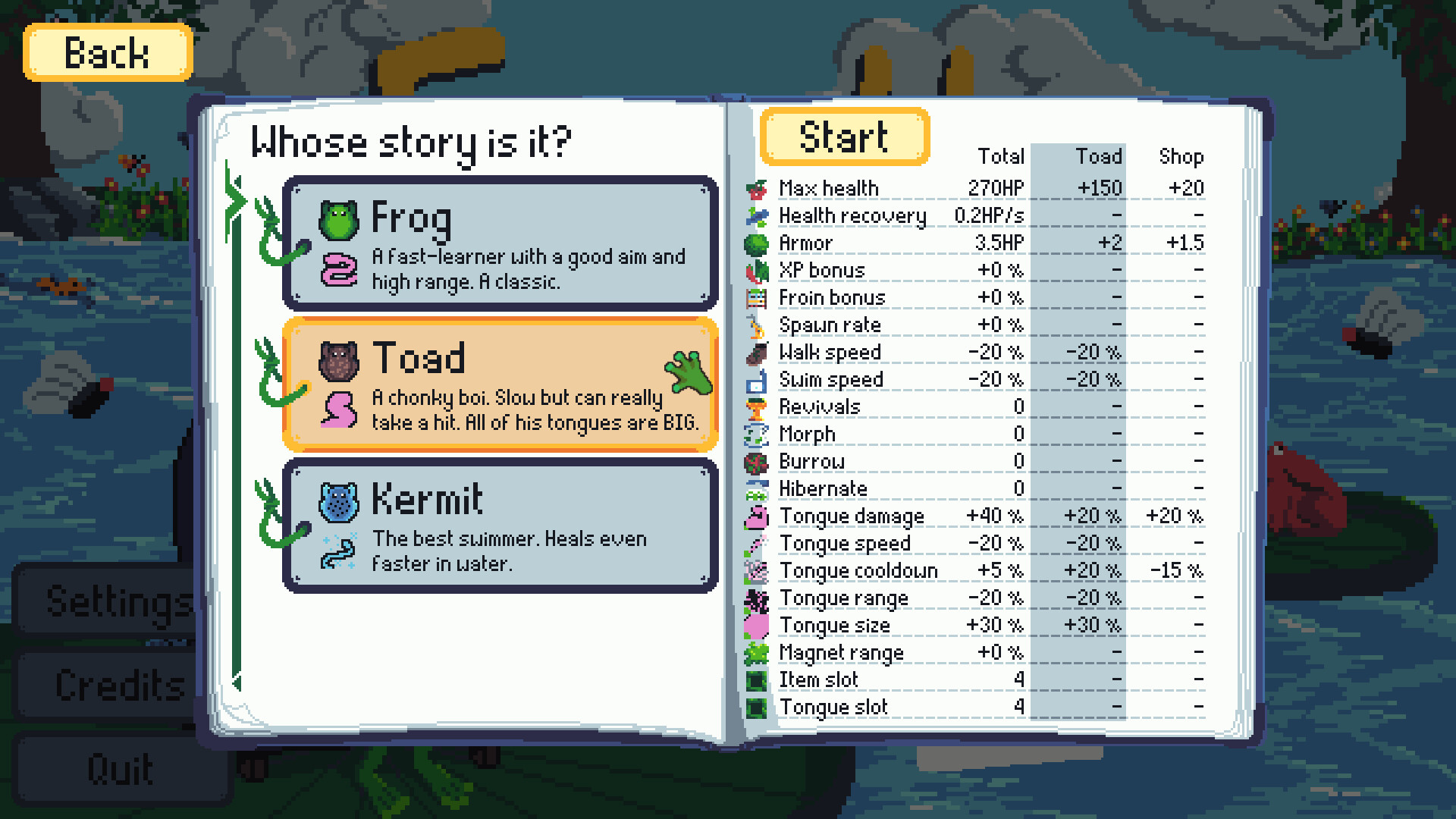 Froguelike screenshot 2