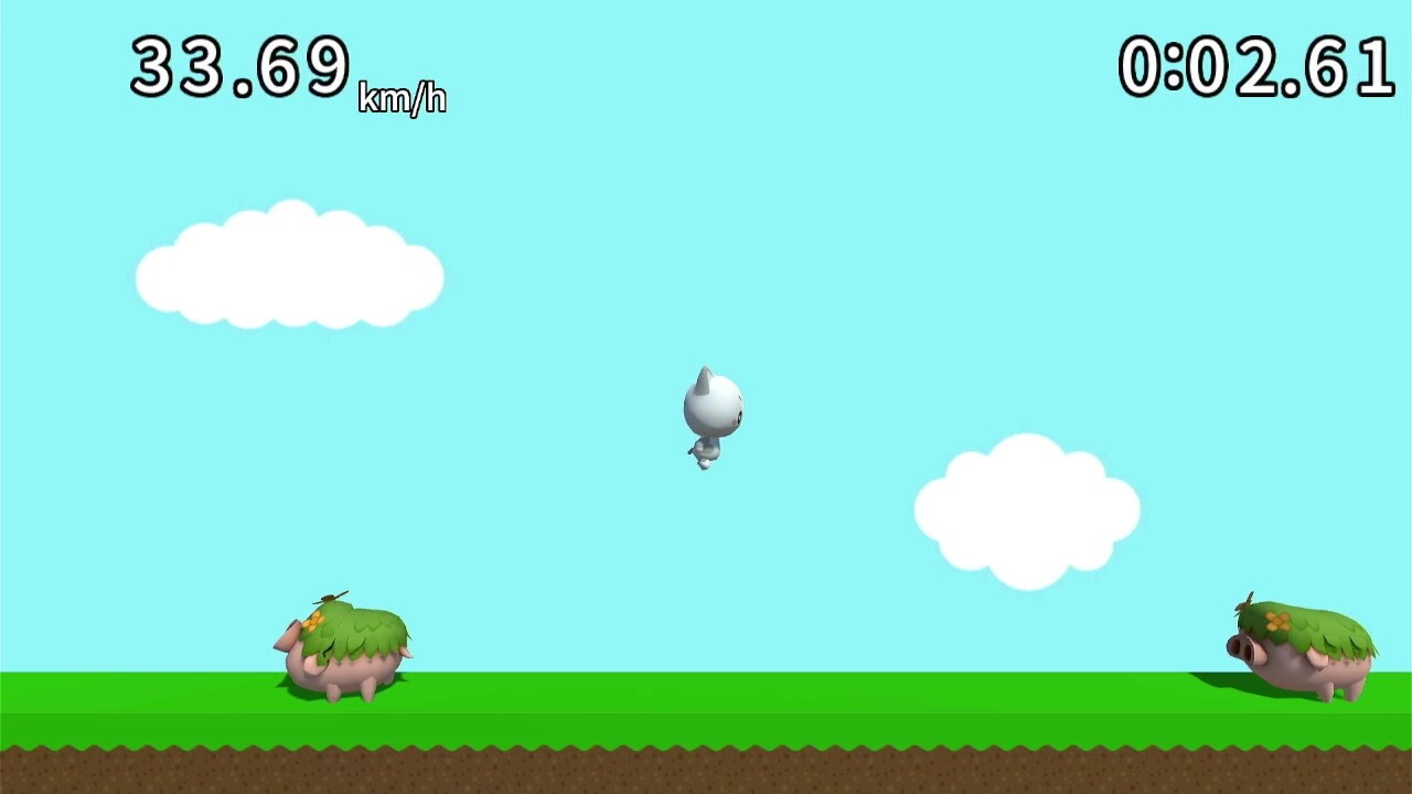 Risk your life to get your dinner back -Nyanzou action game- screenshot 1