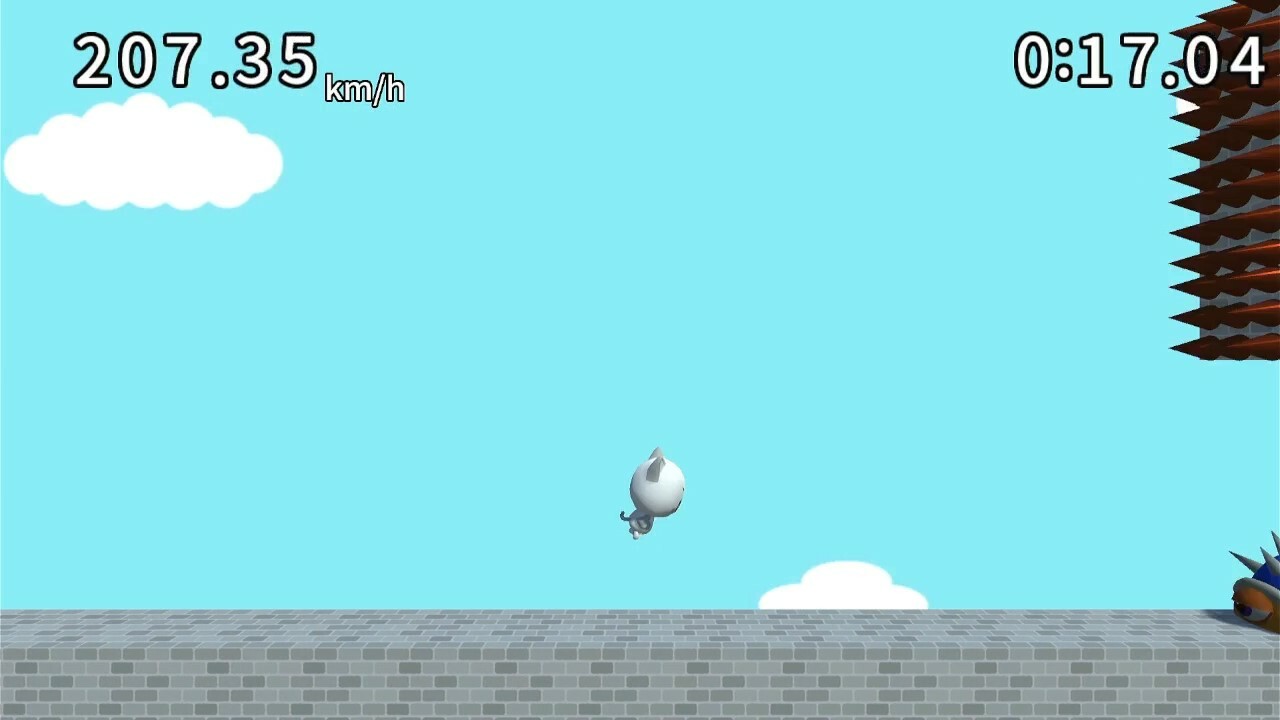 Risk your life to get your dinner back -Nyanzou action game- screenshot 3
