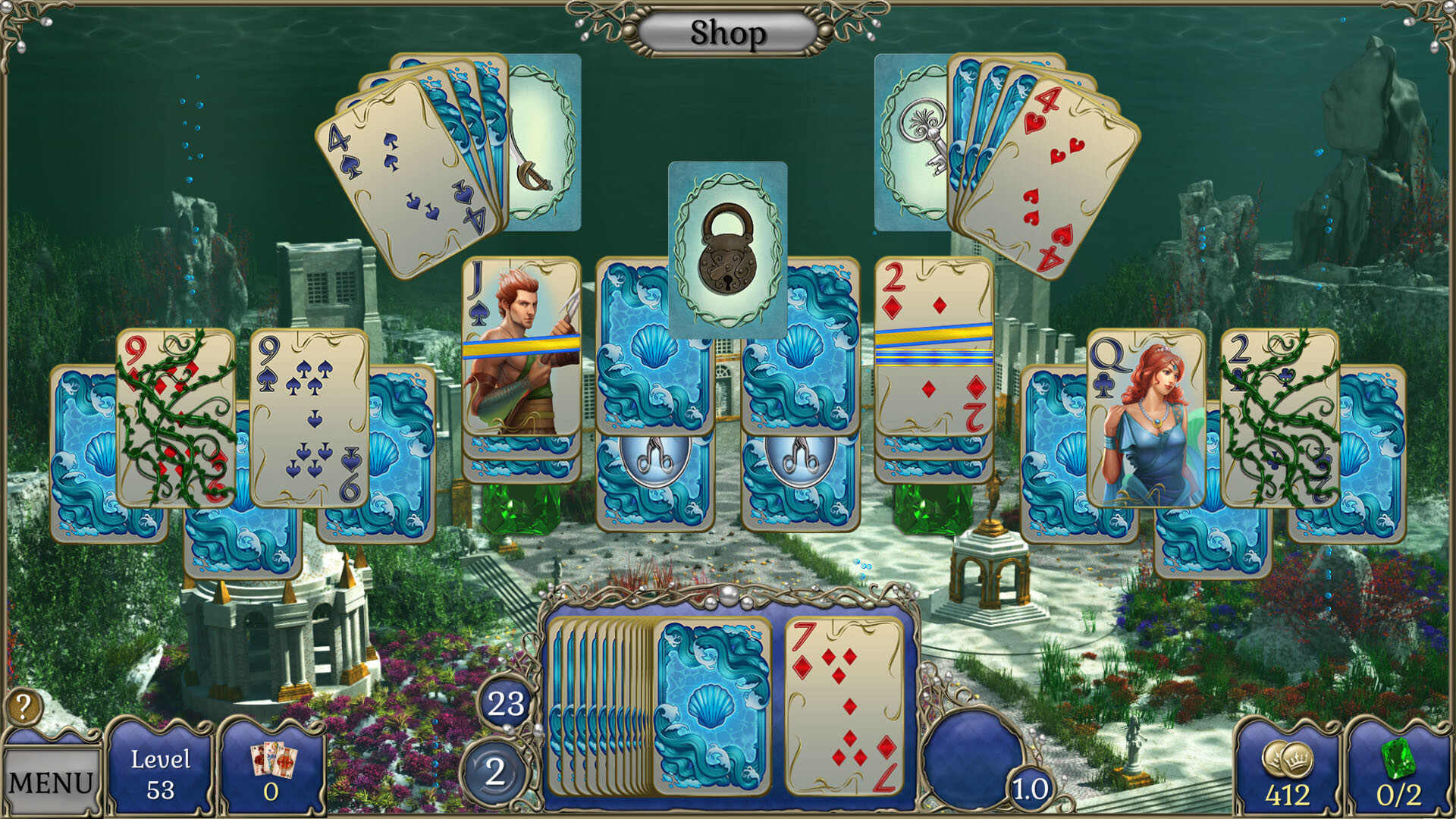 Jewel Match Atlantis Solitaire 4 - Collector's Edition screenshot 14