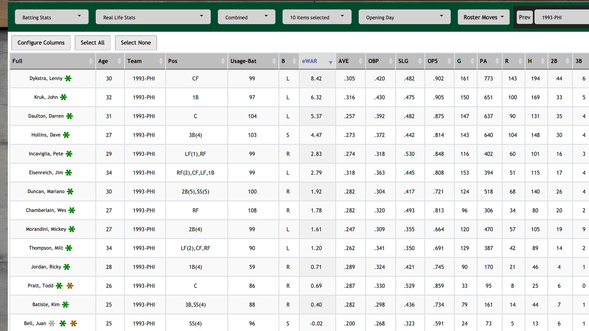 Digital Diamond Baseball V11 screenshot 5