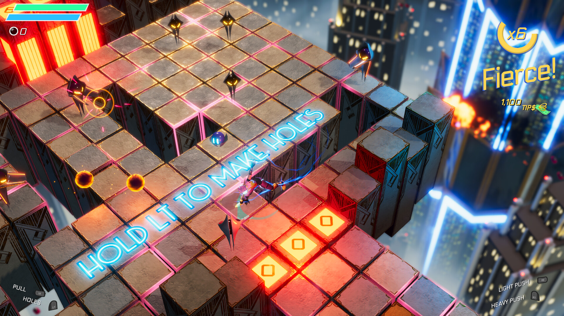 Neon Death Drop screenshot 2