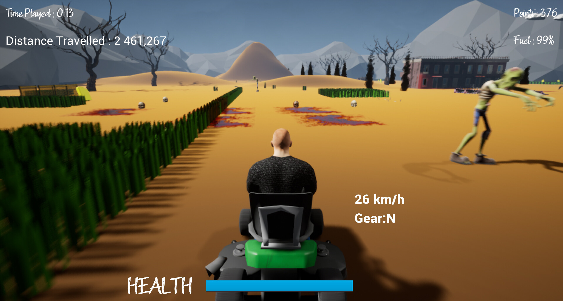 Lawnmower Game: Zombies screenshot 3