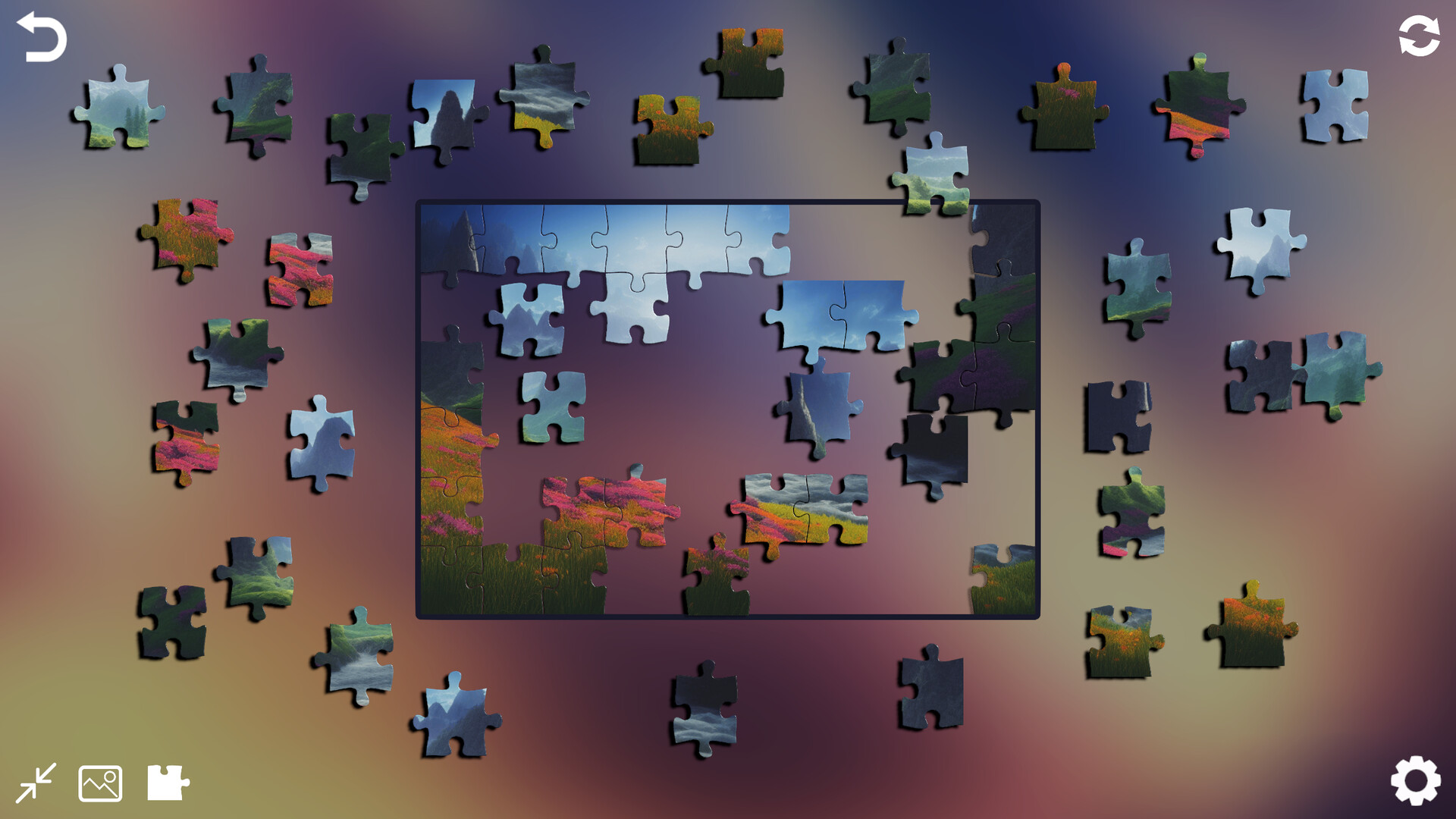 Jigsaw Puzzles: Fantasy Landscapes screenshot 1