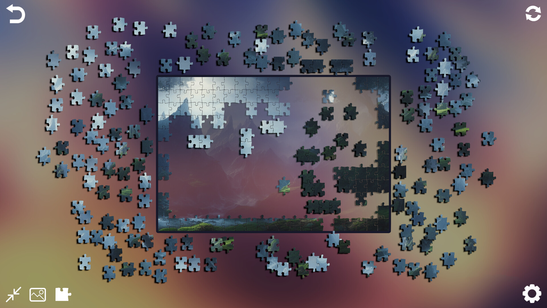 Jigsaw Puzzles: Fantasy Landscapes screenshot 2