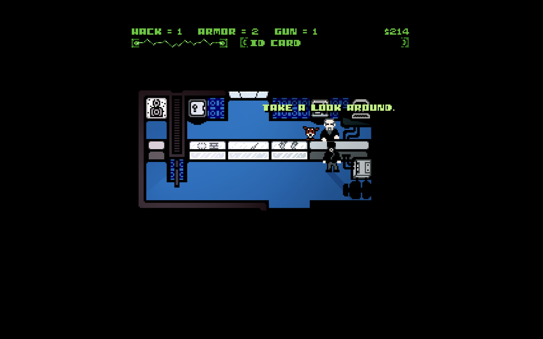 Courier: A Cyberpunk Adventure screenshot 1