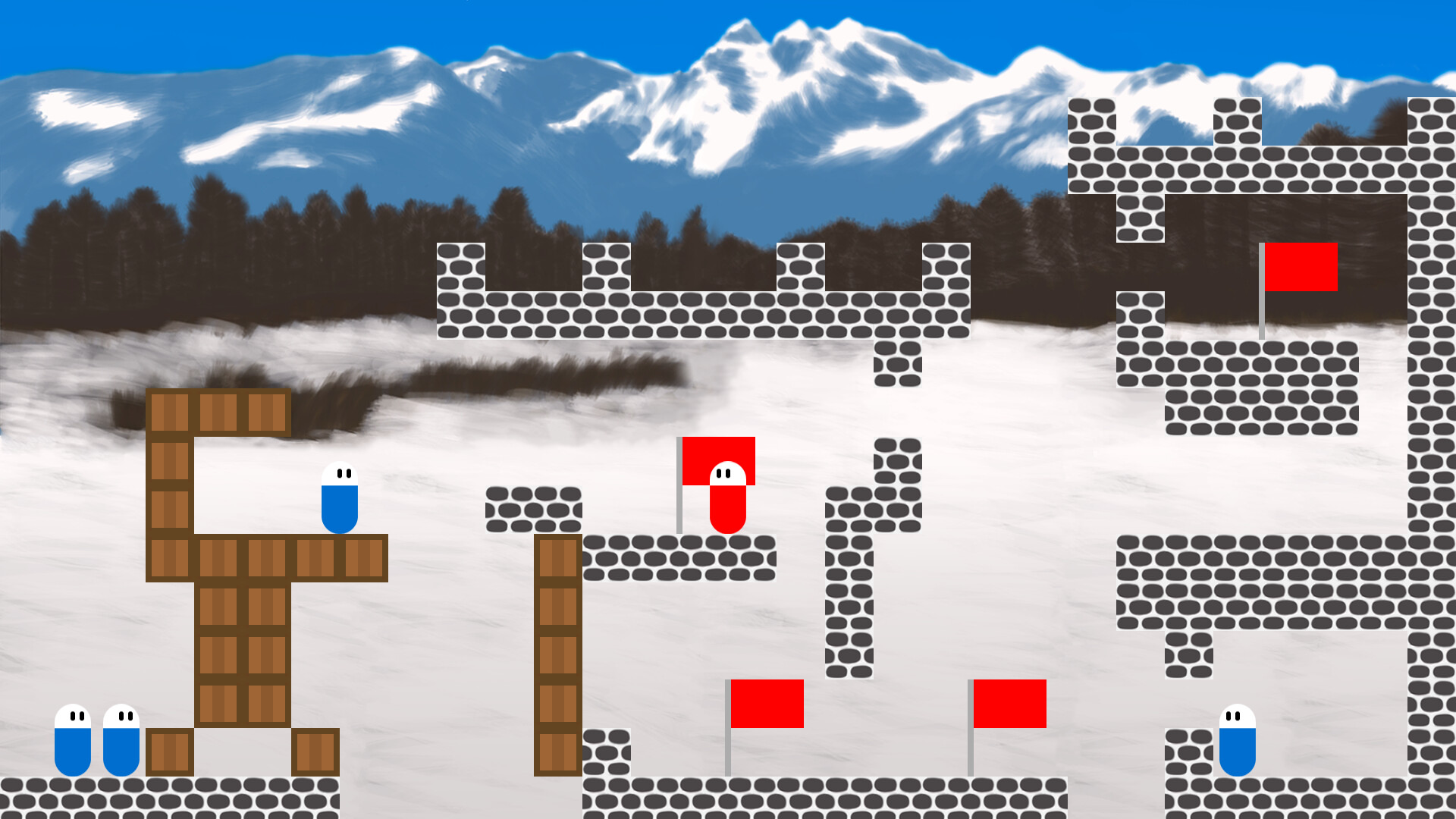 One Flag: A 2D Puzzle-Platformer screenshot 1