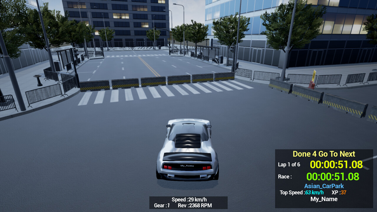 1980s & 90s Style - Retro Track Car Racer screenshot 6