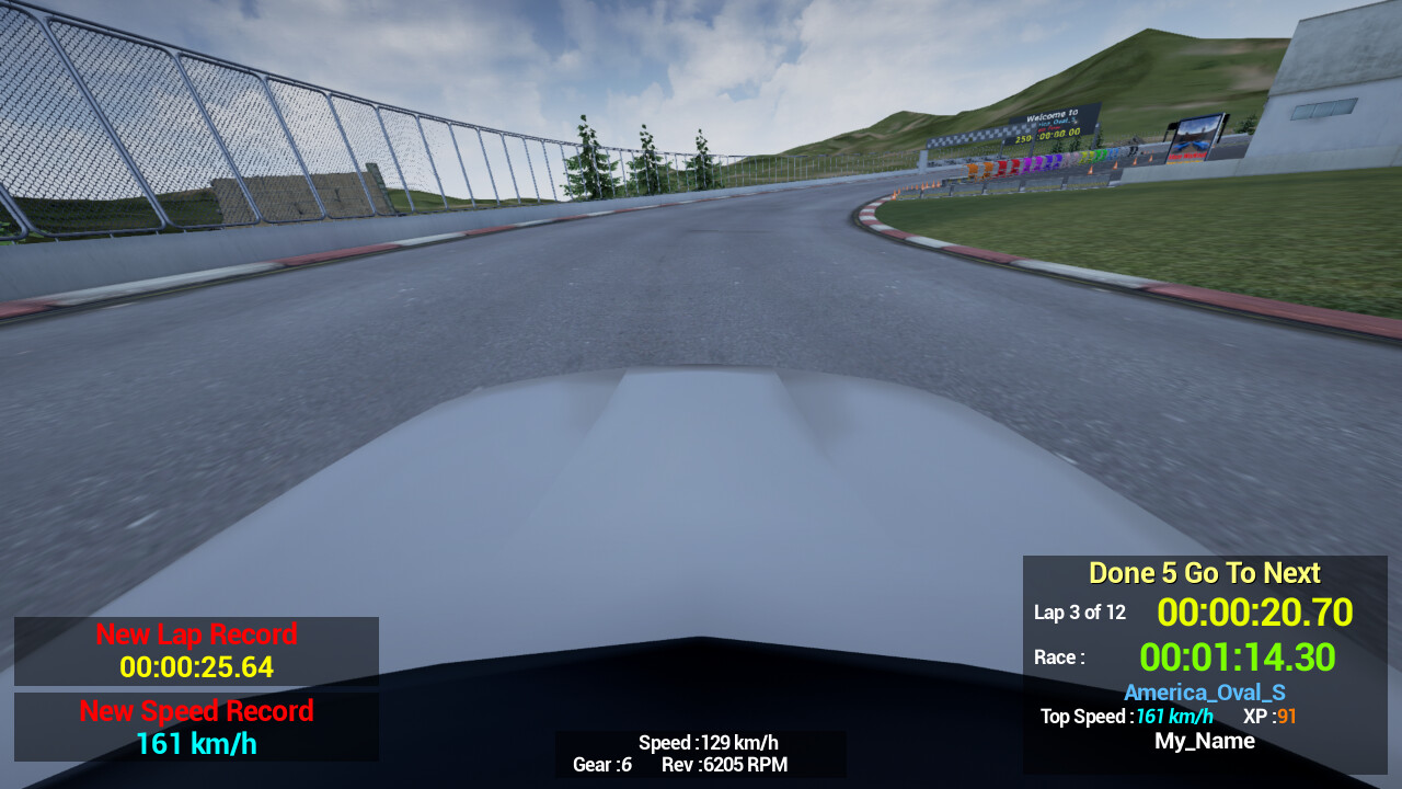 1980s & 90s Style - Retro Track Car Racer screenshot 13