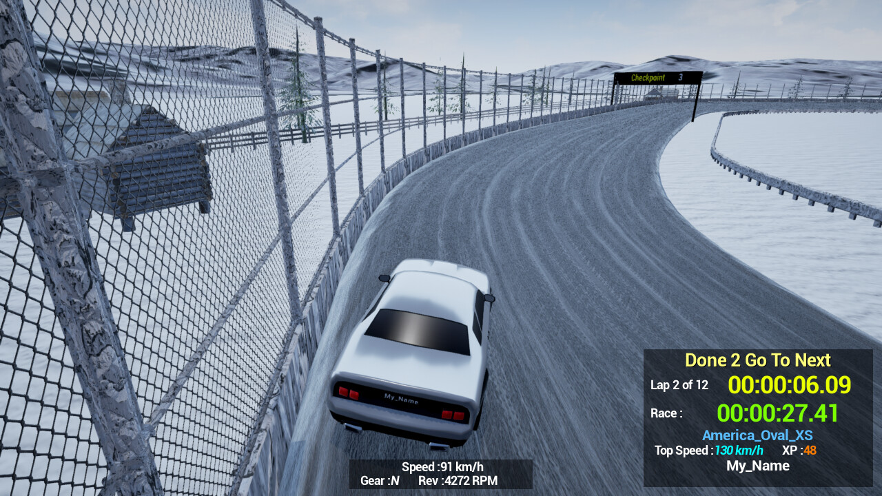 1980s & 90s Style - Retro Track Car Racer screenshot 20