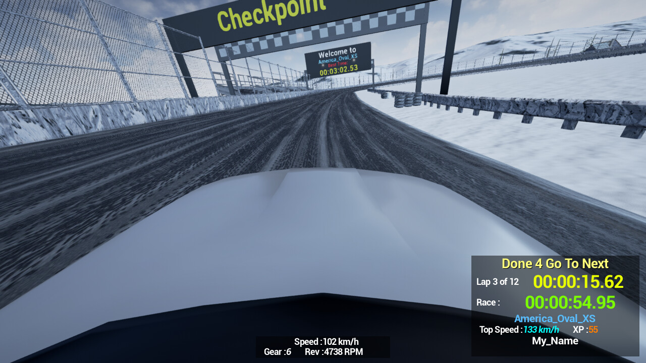 1980s & 90s Style - Retro Track Car Racer screenshot 19