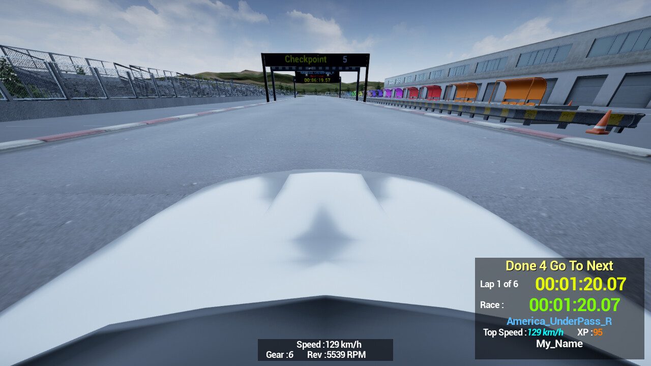 1980s & 90s Style - Retro Track Car Racer screenshot 15